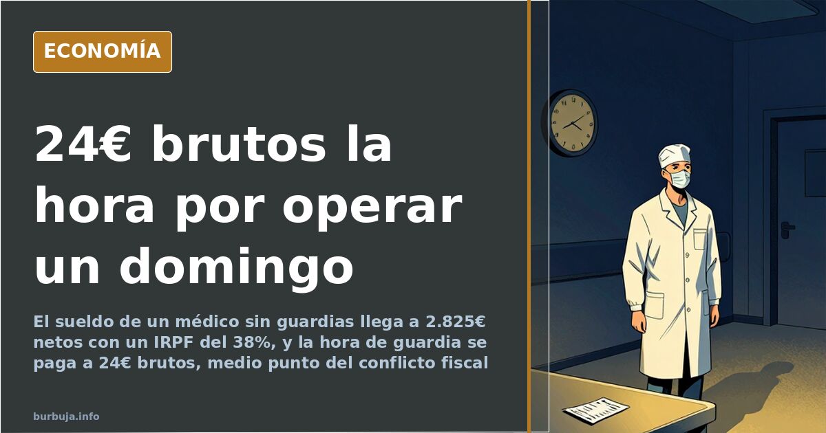 Nómina médica en euros junto a un estetoscopio sobre una mesa de hospital, ilustrando el sueldo de los médicos en España