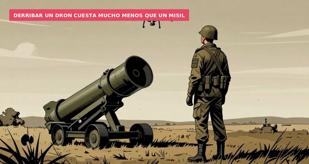 Derribar un dron cuesta mucho menos que un misil