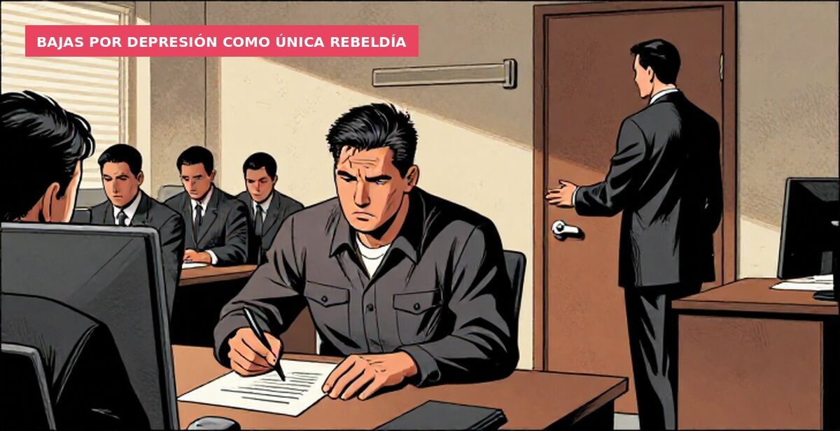 Bajas por depresión como única rebeldía