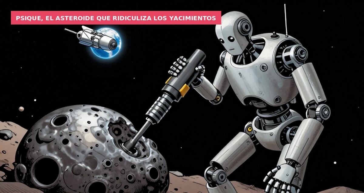 Psique, el asteroide que ridiculiza los yacimientos