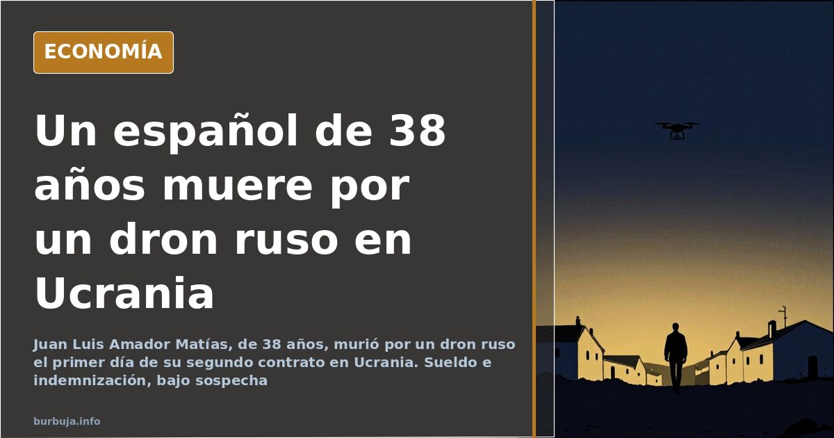 Vista de Villapalacios, en Albacete, pueblo natal del español muerto en Ucrania por el impacto de un dron ruso