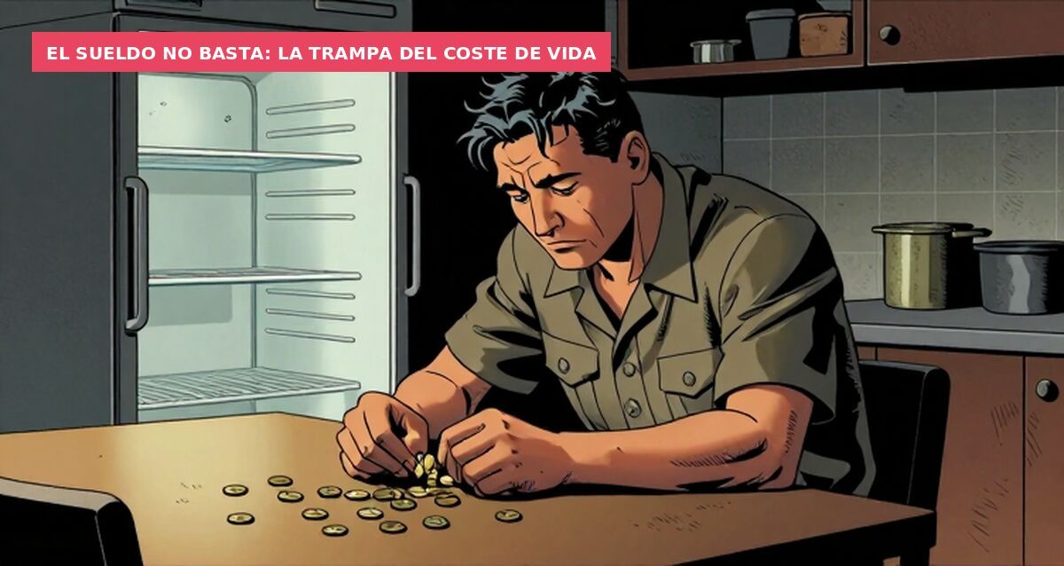 El sueldo no basta: la trampa del coste de vida