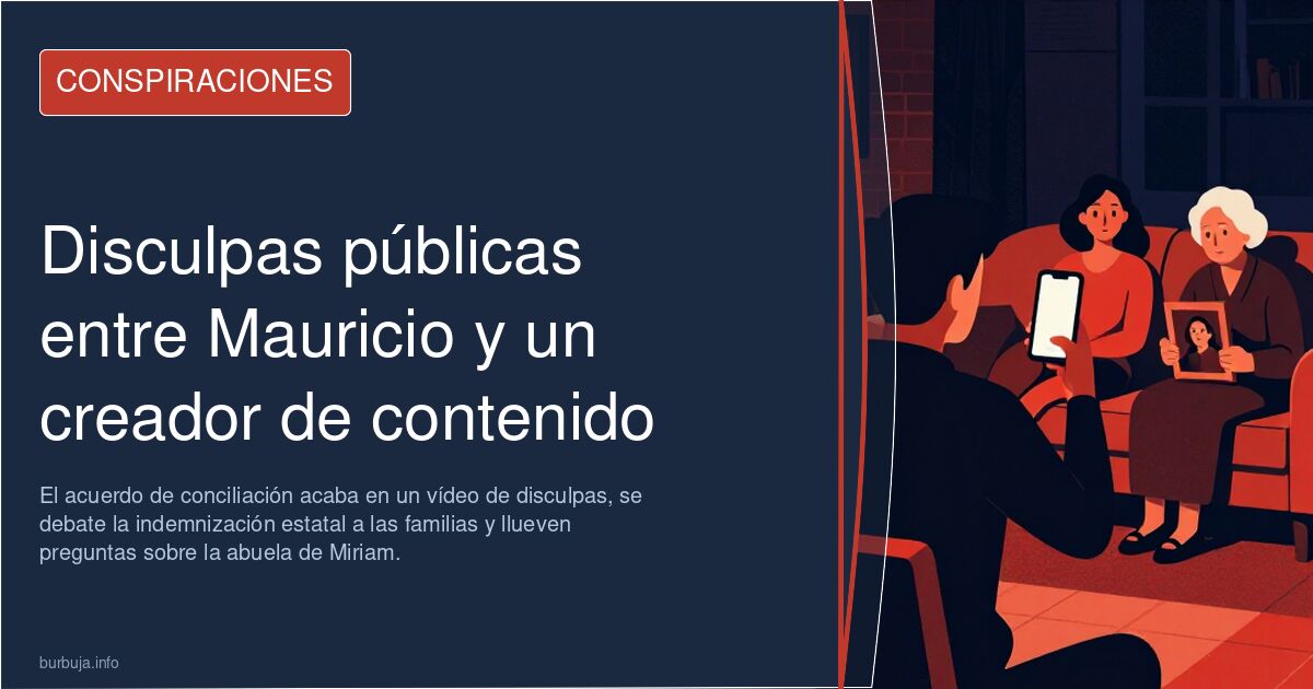 Disculpas públicas entre Mauricio y un creador de contenido
