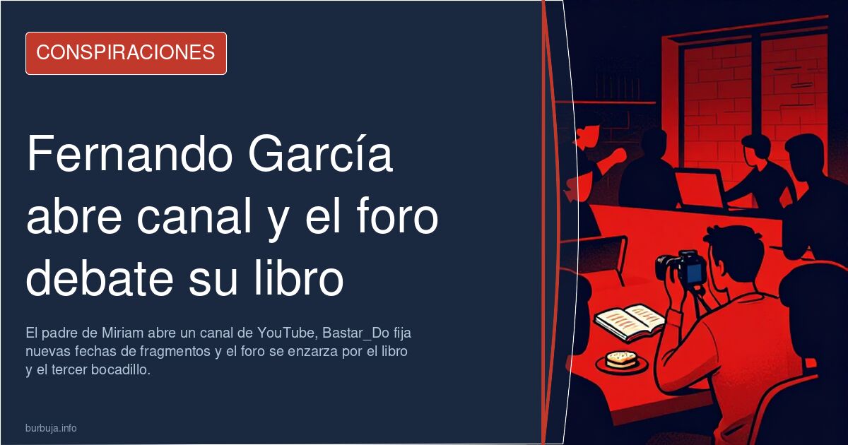 Fernando García abre canal y el foro debate su libro