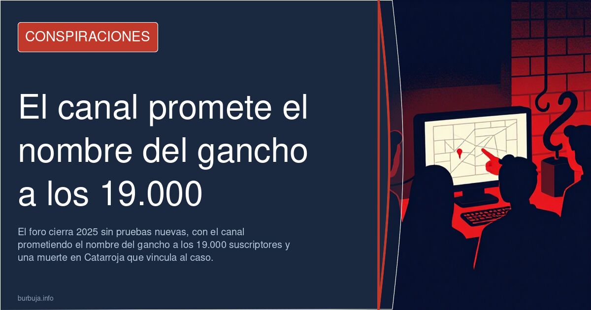 El canal promete el nombre del gancho a los 19.000