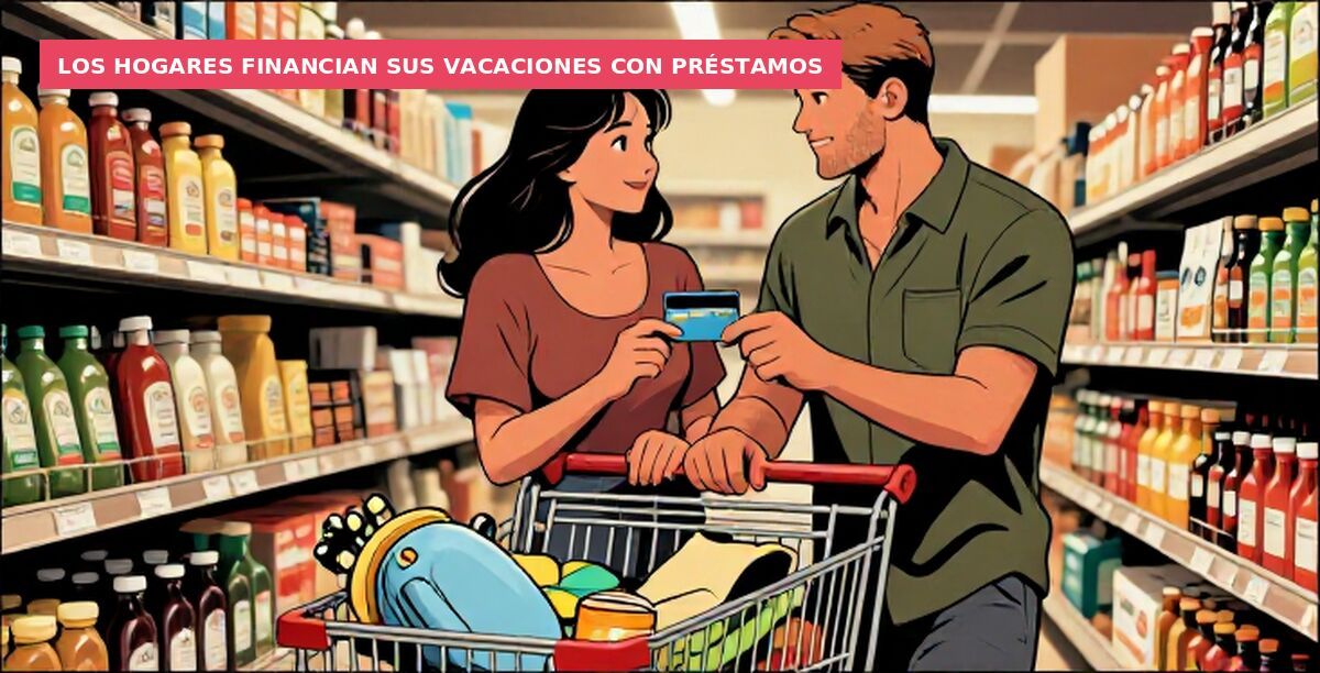 Los hogares financian sus vacaciones con préstamos