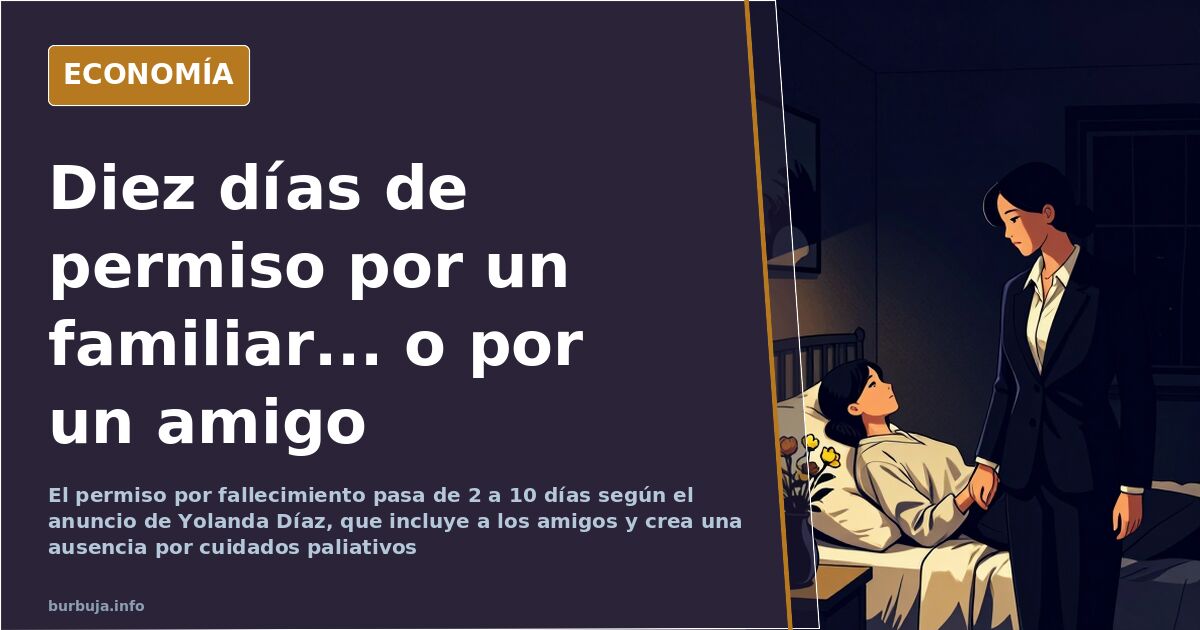 Escritorio de oficina vacío con un calendario marcado y una esquela junto al teclado, ilustrando la ampliación del permiso po
