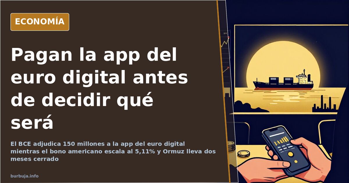 Gráfico de rentabilidad del bono soberano a 10 años con el estadounidense al 5,11% destacado sobre fondo azul marino y dorado