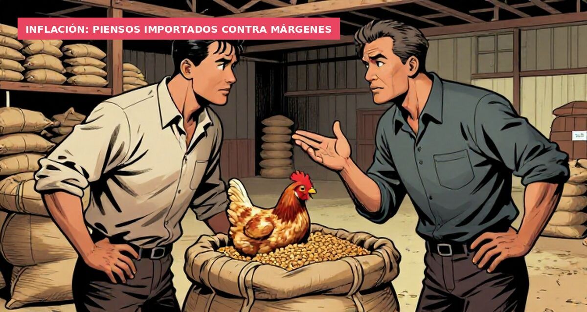 Inflación: piensos importados contra márgenes