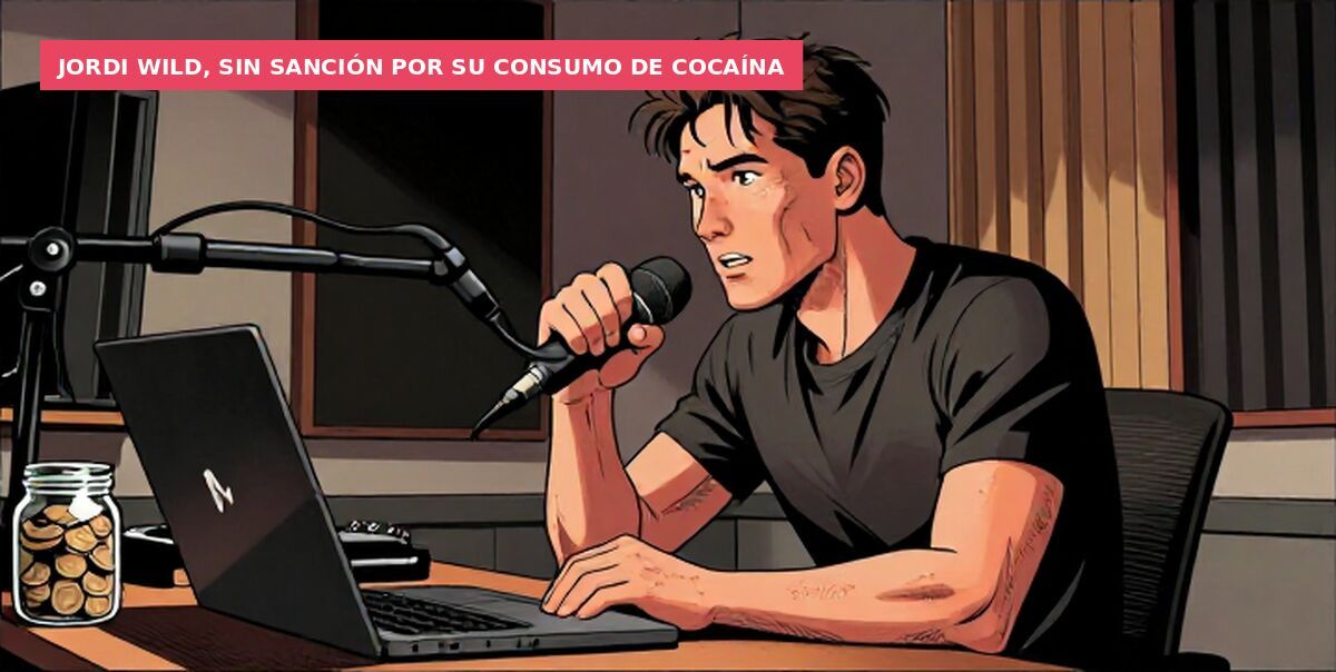 Jordi Wild, sin sanción por su consumo de cocaína