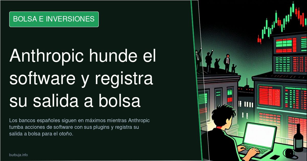 Anthropic hunde el software y registra su salida a bolsa