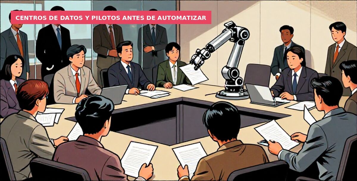 Centros de datos y pilotos antes de automatizar