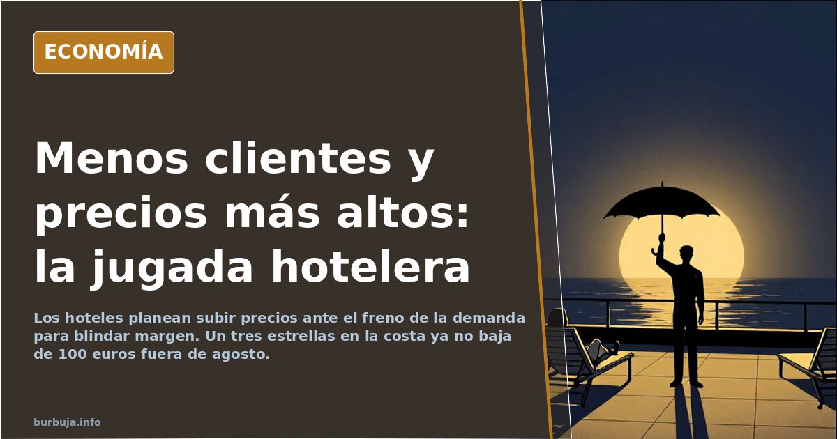 Fachada de un hotel en la costa española