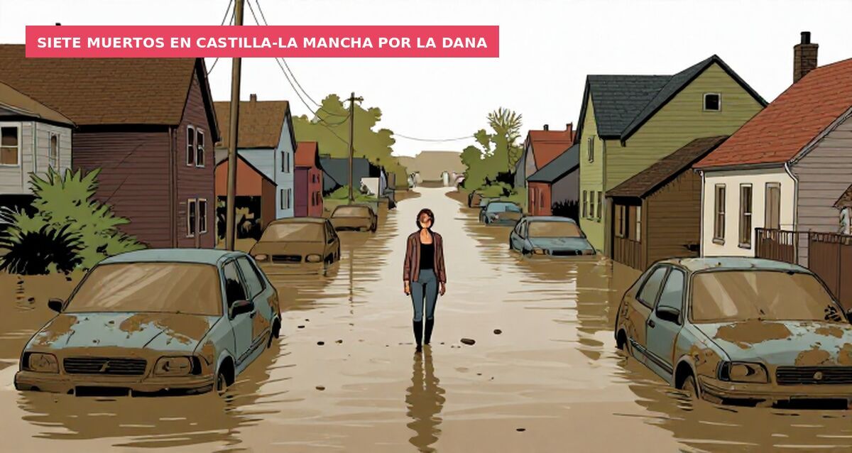 Siete muertos en Castilla-La Mancha por la DANA