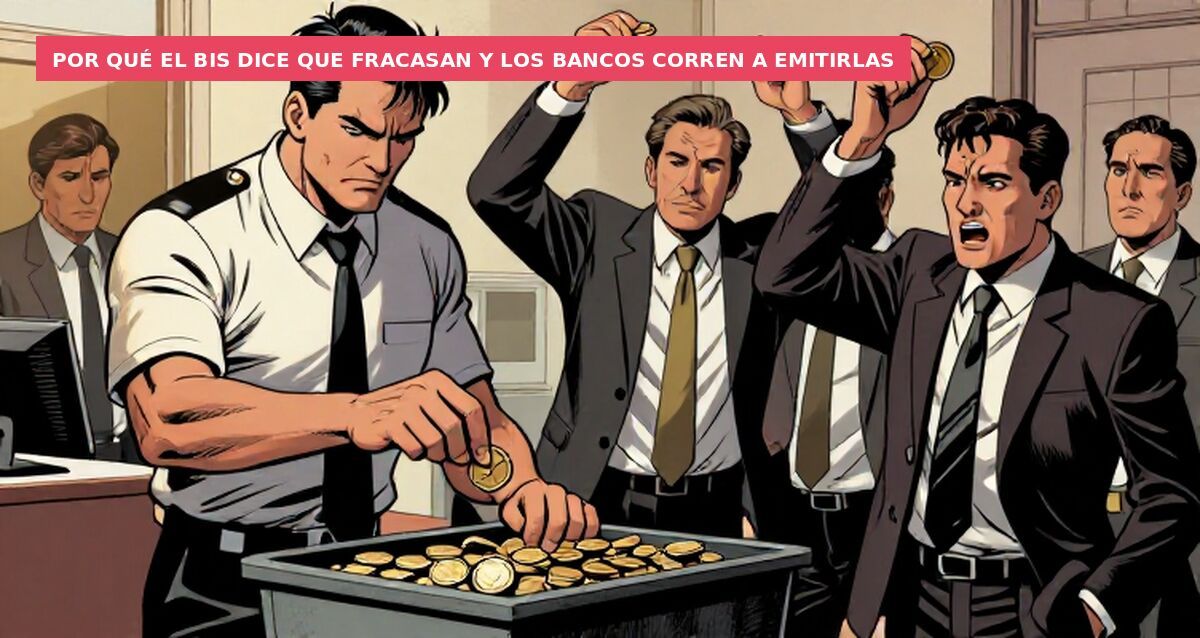 Por qué el BIS dice que fracasan y los bancos corren a emitirlas