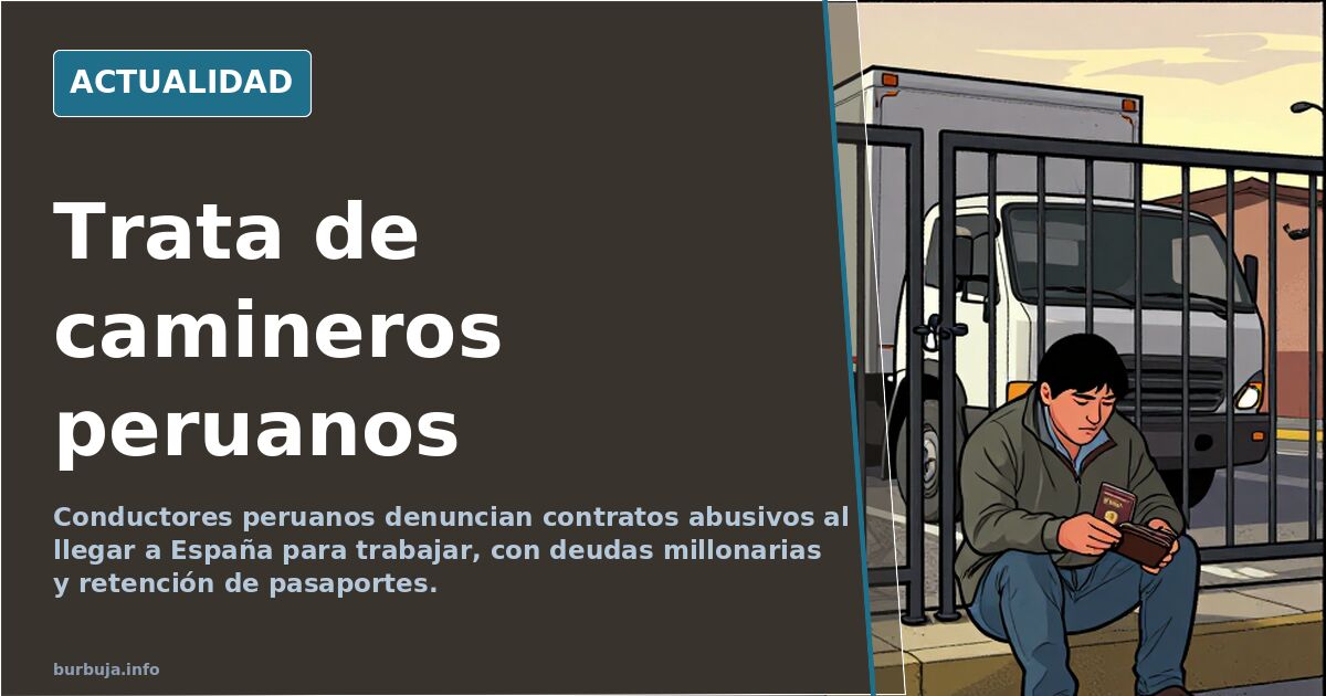 Trata de camineros peruanos