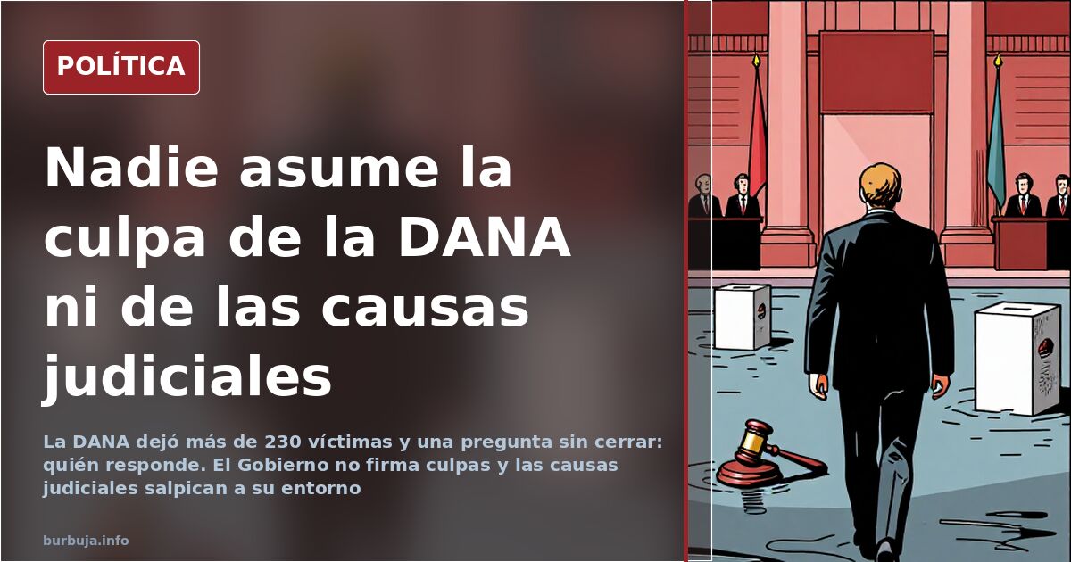 DANA, resignations and indictments: no one owns the blame