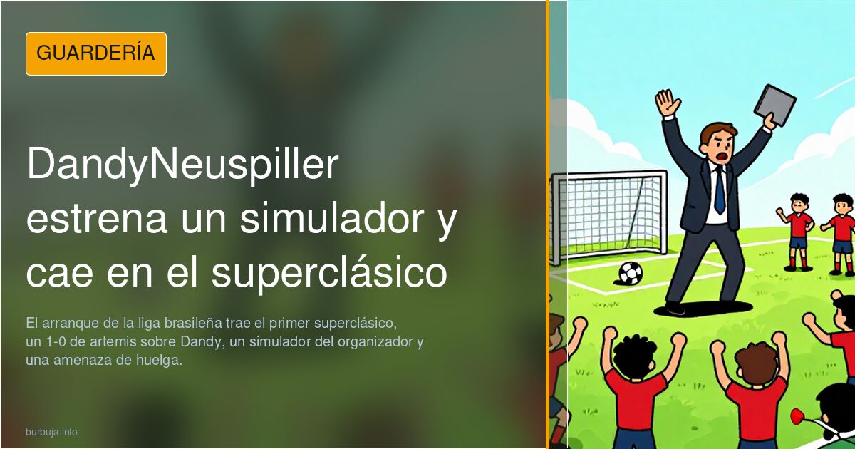 DandyNeuspiller estrena un simulador y cae en el superclásico