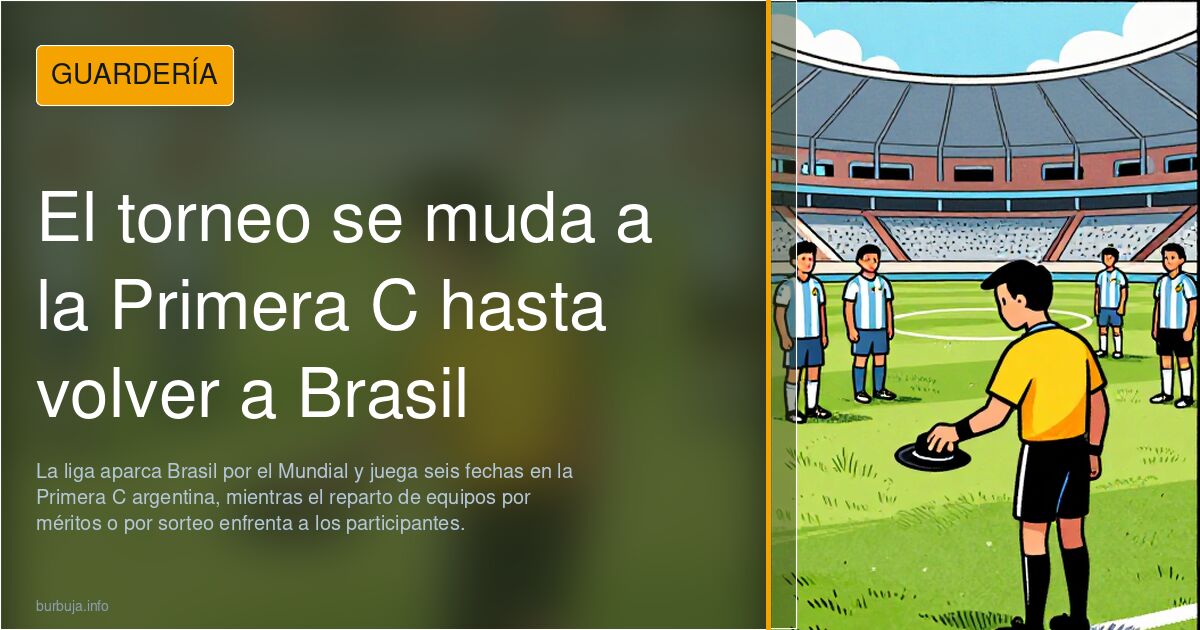 El torneo se muda a la Primera C hasta volver a Brasil