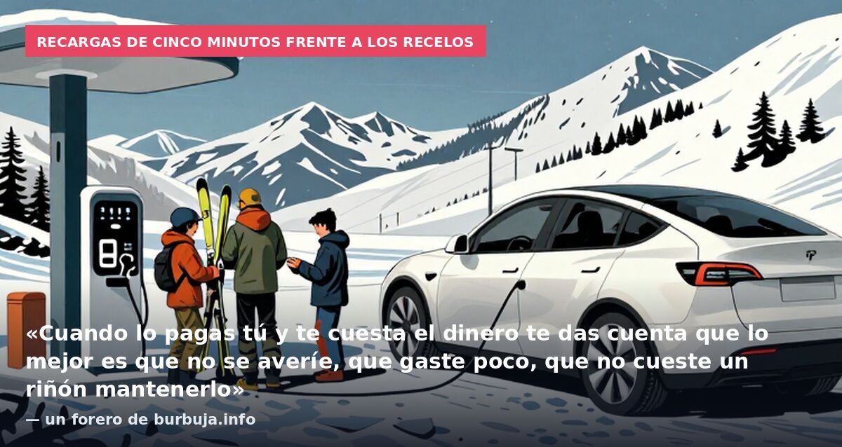 Recargas de cinco minutos frente a los recelos: «Cuando lo pagas tú y te cuesta el dinero te das cuenta que lo mejor es que no se averíe, que gaste poco, que no cueste un riñón mantenerlo» — un forero de burbuja.info