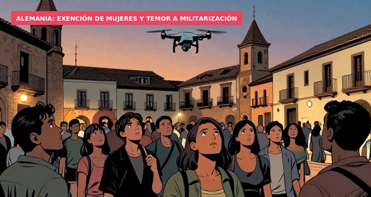 Alemania: exención de mujeres y temor a militarización