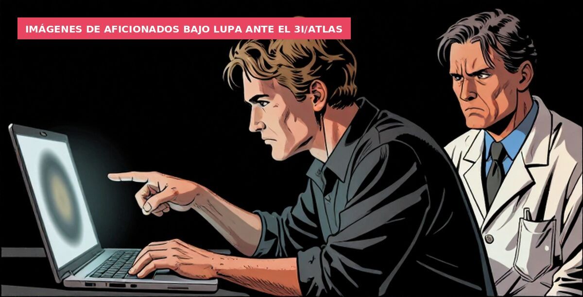 Imágenes de aficionados bajo lupa ante el 3I/ATLAS