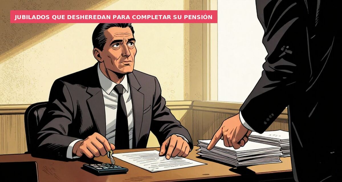 Jubilados que desheredan para completar su pensión