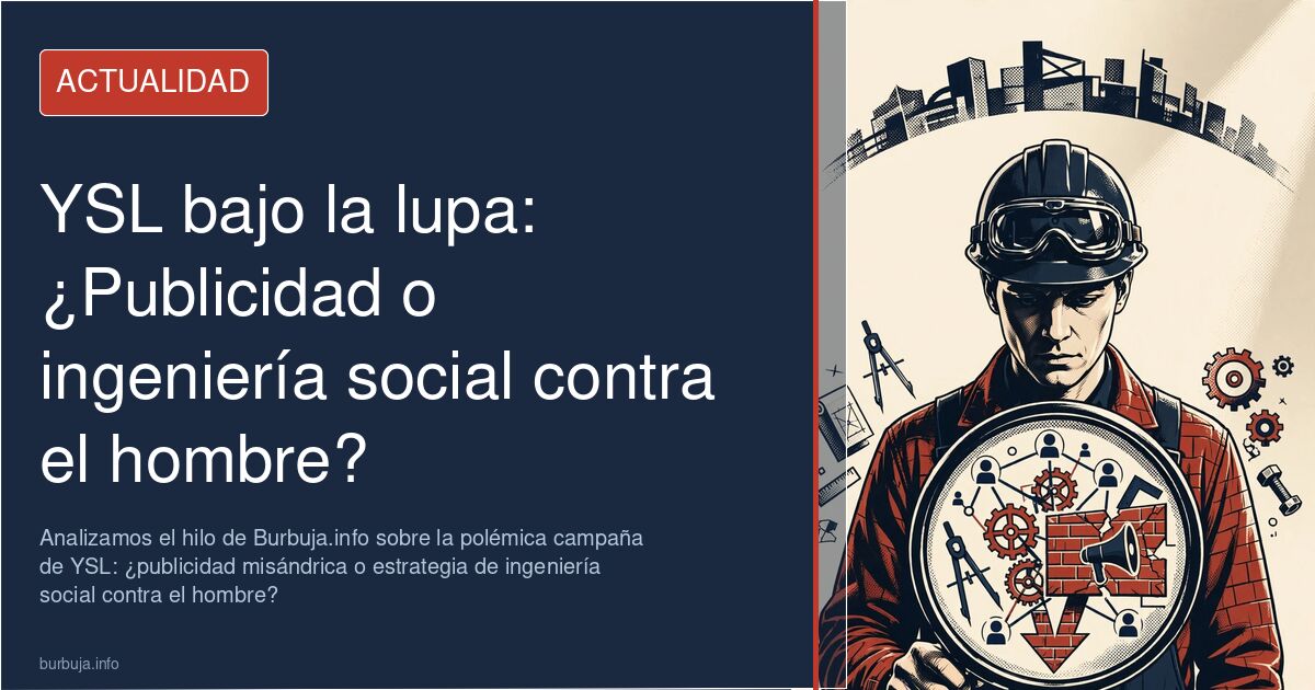 Analizamos el hilo de Burbuja.info sobre la polémica campaña de YSL: ¿publicidad misándrica o estrategia de ingeniería social