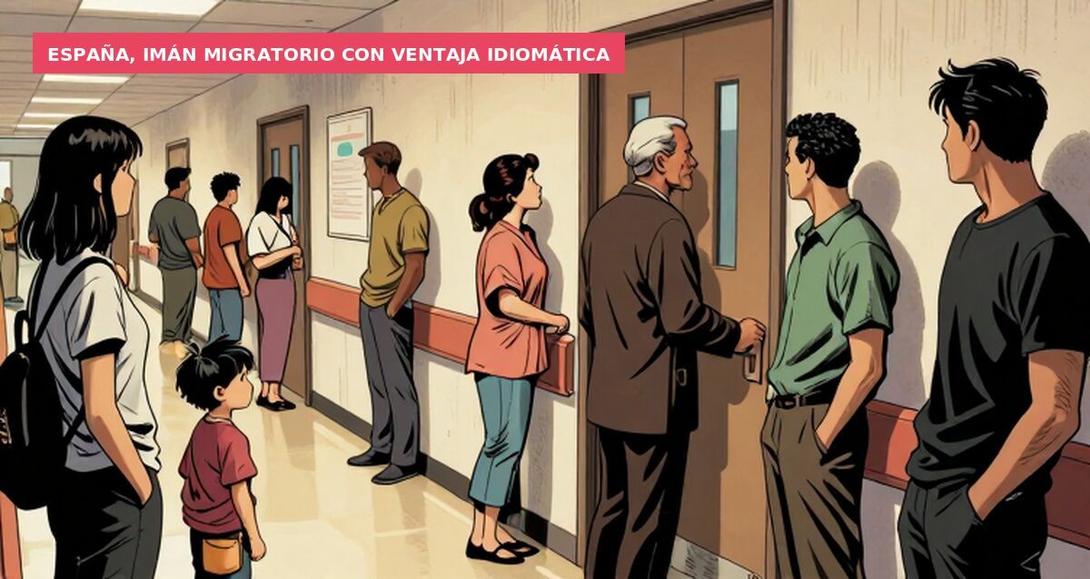 España, imán migratorio con ventaja idiomática