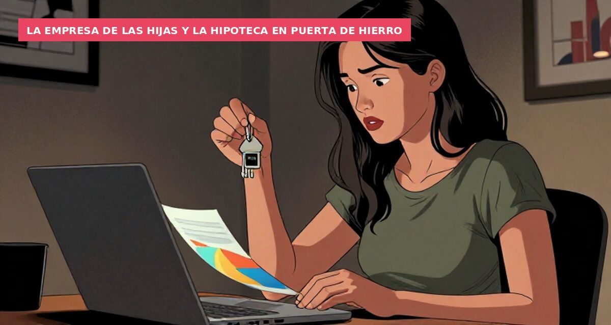 La empresa de las hijas y la hipoteca en Puerta de Hierro