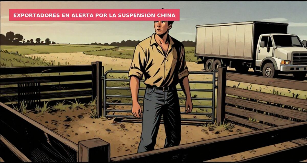 Exportadores en alerta por la suspensión china