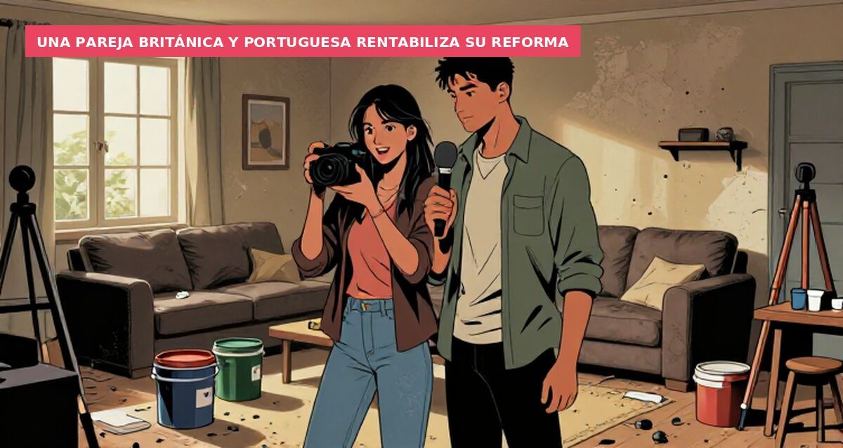 Una pareja británica y portuguesa rentabiliza su reforma