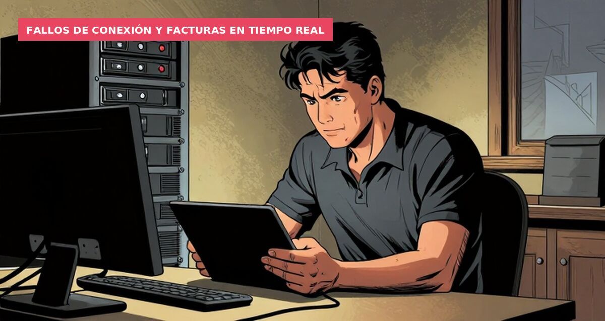 Fallos de conexión y facturas en tiempo real