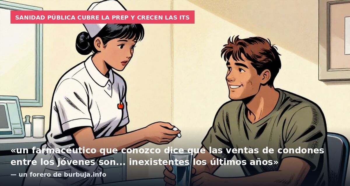 Sanidad pública cubre la Prep y crecen las ITS: «un farmacéutico que conozco dice que las ventas de condones entre los jóvenes son... inexistentes los últimos años» — un forero de burbuja.info