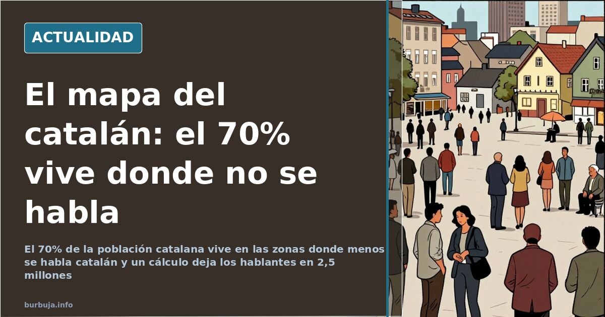 Catalan Speakers Decline: New Estimates Put Figure at 2.5 Million