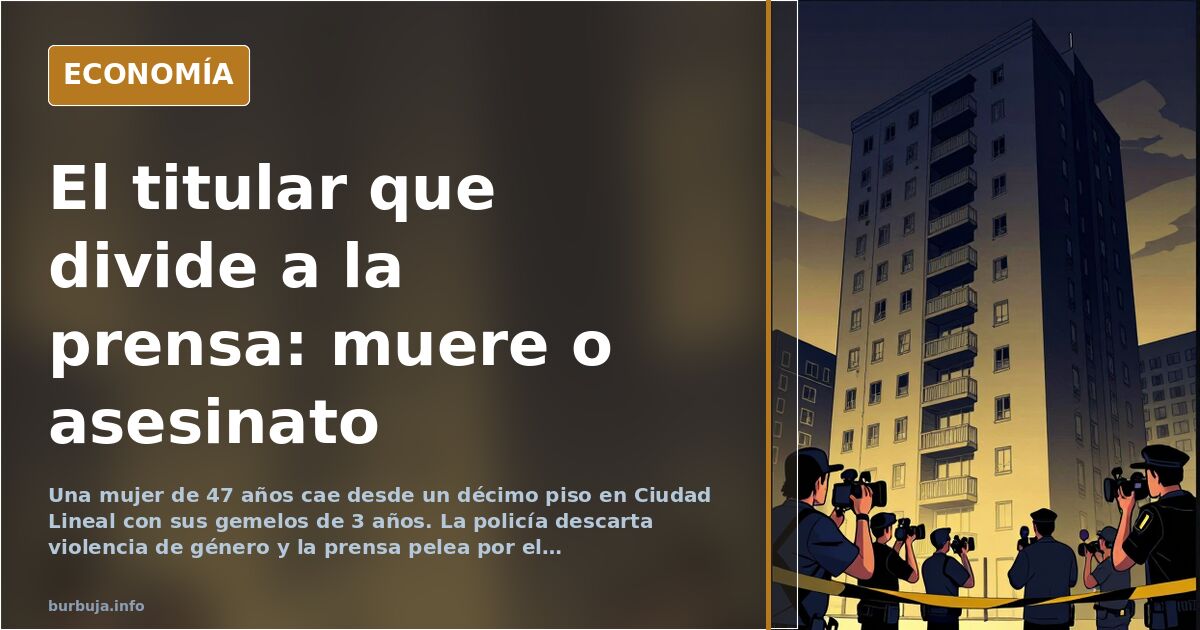 Fachada de un bloque de viviendas en el distrito madrileño de Ciudad Lineal, escenario del suceso del décimo piso