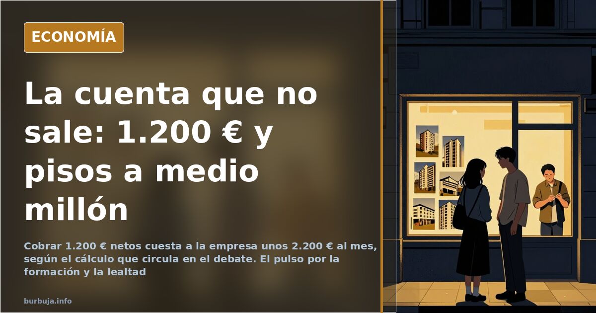 Nómina y monedas de euro sobre una mesa junto a un contrato, ilustración editorial sobre el coste laboral y el salario