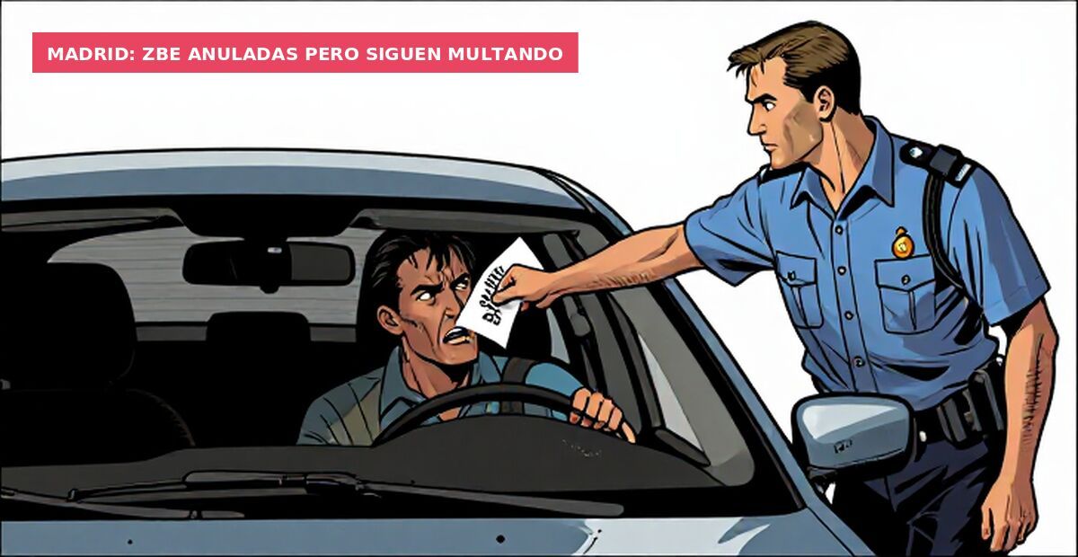 Madrid: ZBE anuladas pero siguen multando