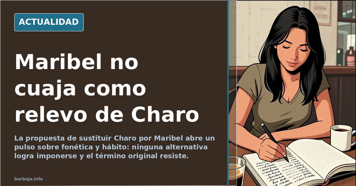 Cuaderno sobre una mesa de bar con una lista de nombres de mujer tachados, ilustración sobre el apodo Charo y su posible rele