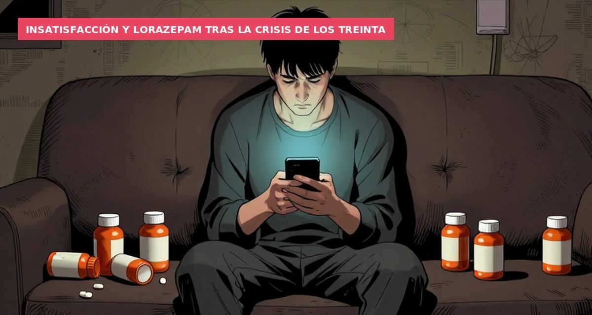 Insatisfacción y lorazepam tras la crisis de los treinta