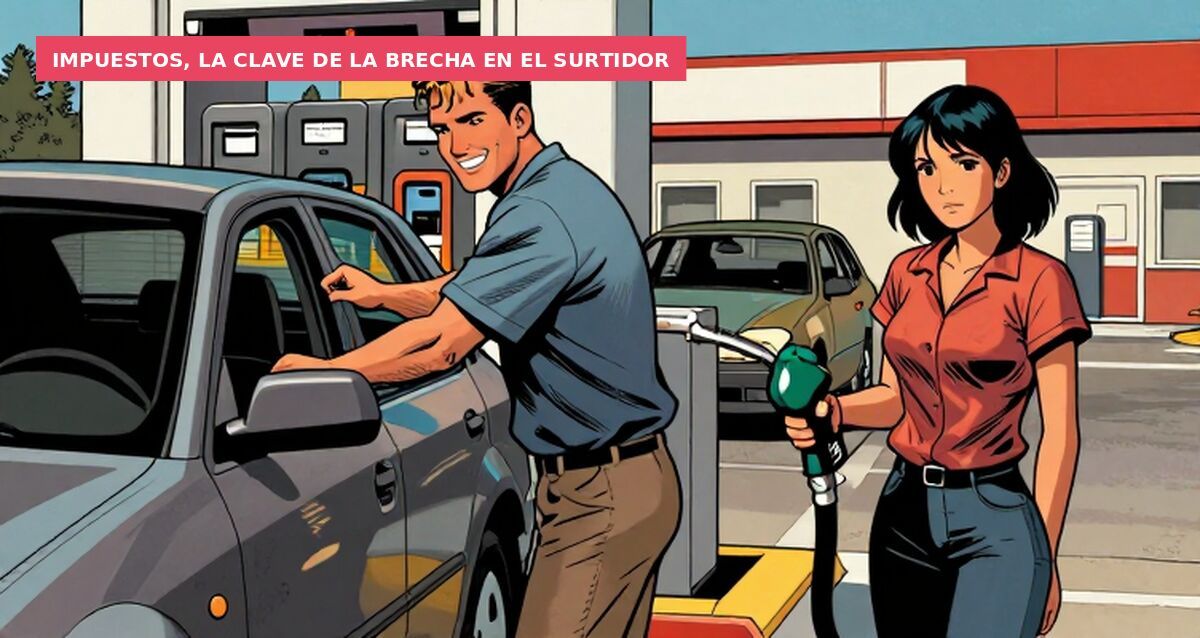 Impuestos, la clave de la brecha en el surtidor