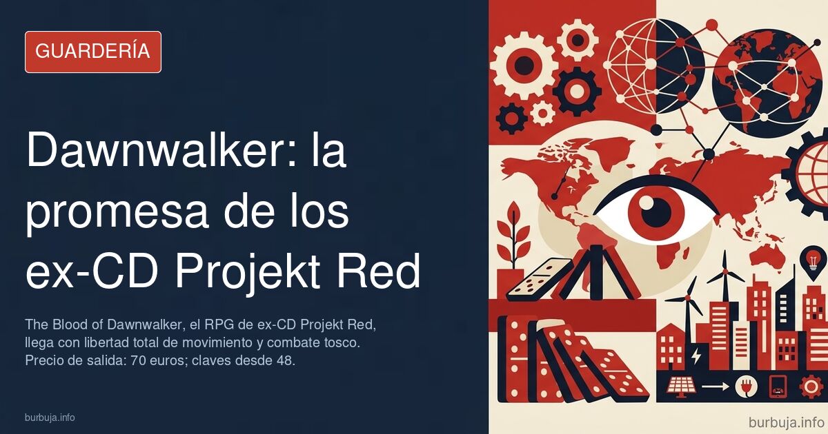 El personaje principal de The Blood of Dawnwalker en un entorno de fantasía oscura