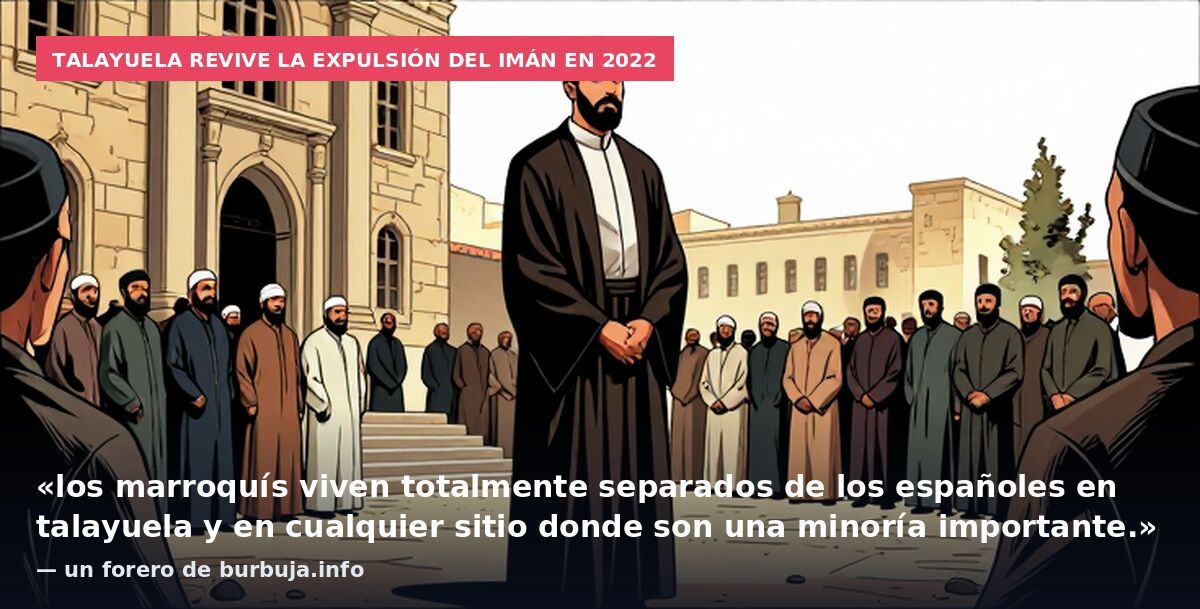 Talayuela revive la expulsión del imán en 2022: «los marroquís viven totalmente separados de los españoles en talayuela y en cualquier sitio donde son una minoría importante.» — un forero de burbuja.info