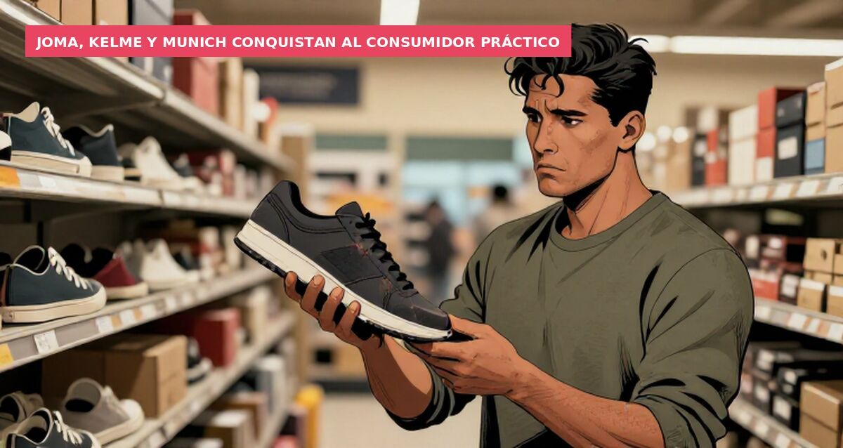 Joma, Kelme y Munich conquistan al consumidor práctico