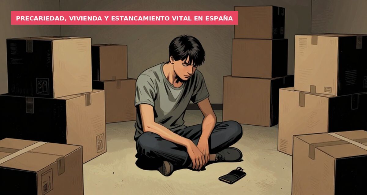 Precariedad, vivienda y estancamiento vital en España