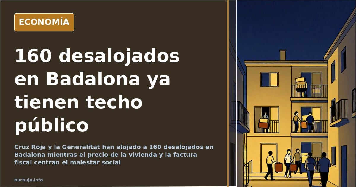 Badalona Houses 160 Displaced People with Red Cross and Generalitat Funds