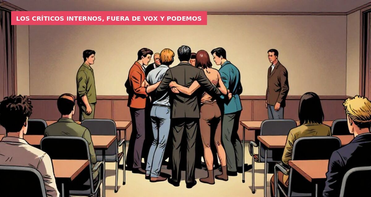 Los críticos internos, fuera de Vox y Podemos