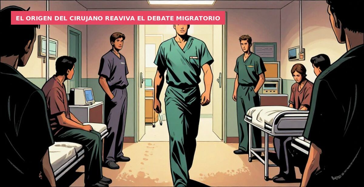 El origen del cirujano reaviva el debate migratorio