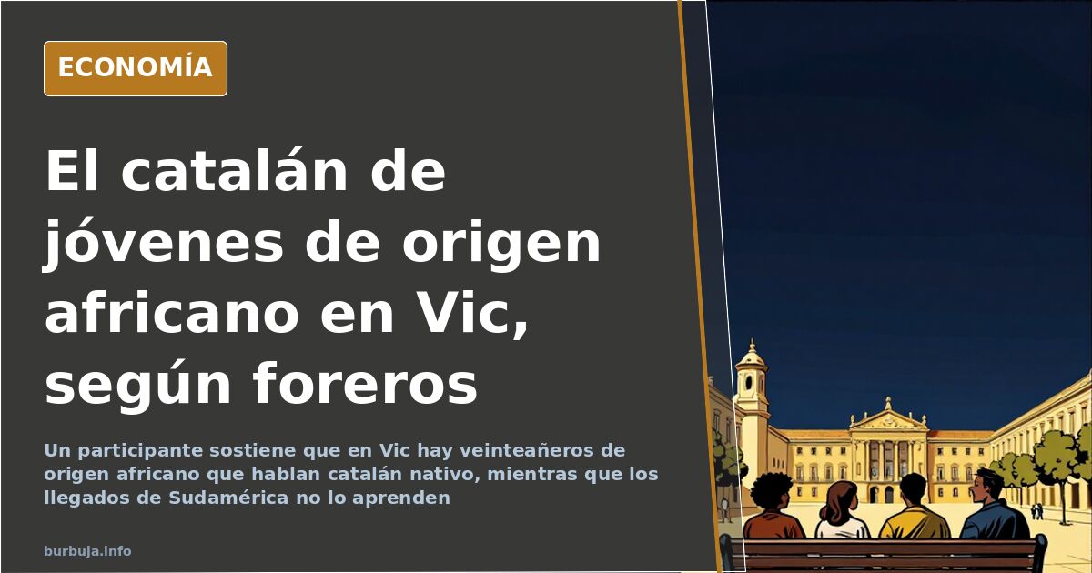 Calle de Vic, localidad citada en el debate sobre el uso del catalán entre la población migrante