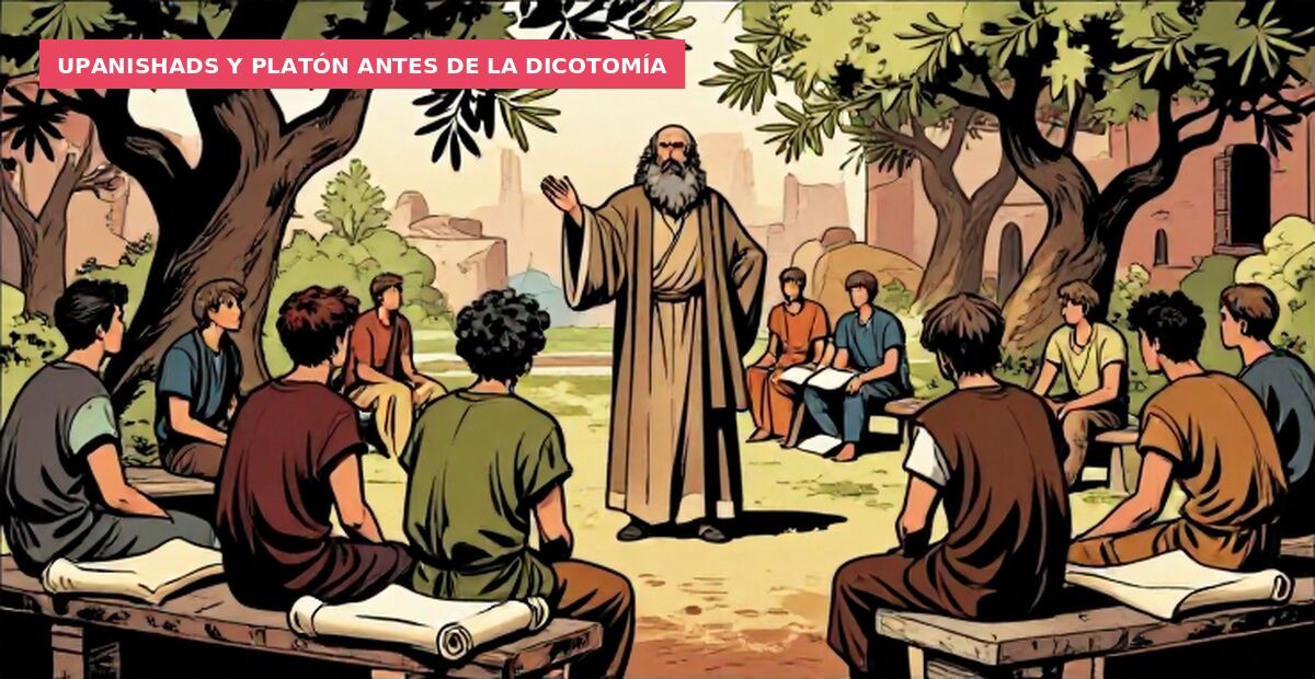 Upanishads y Platón antes de la dicotomía